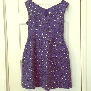 Blue flower Kate Spade cocktail dress